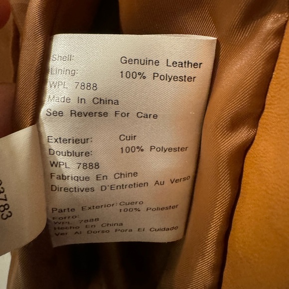 Michael Kors Leather Jacket - Picture 4 of 5